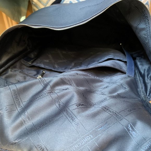 Longchamp Blue Leather Backpack - Mint Condition - Picture 3 of 7